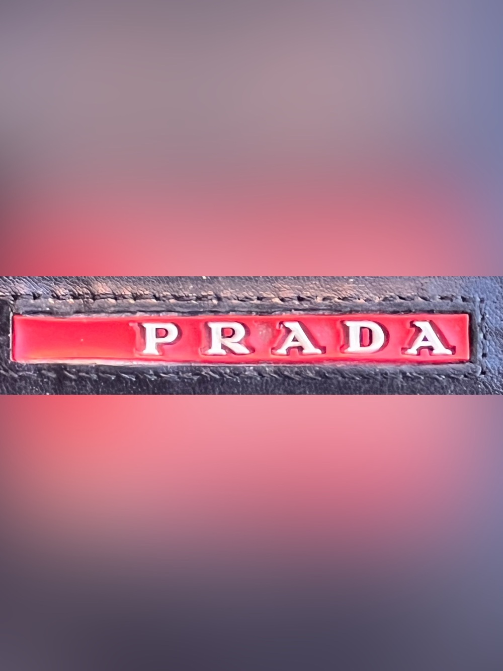 Prada Linea Rossa Black Patent Leather T-Strap Wedge Sandals Size 38.5 Italy - Picture 10 of 11
